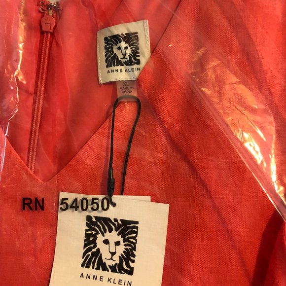 Anne Klein - Sleeveless Trapeze Dress - Picture 4 of 6